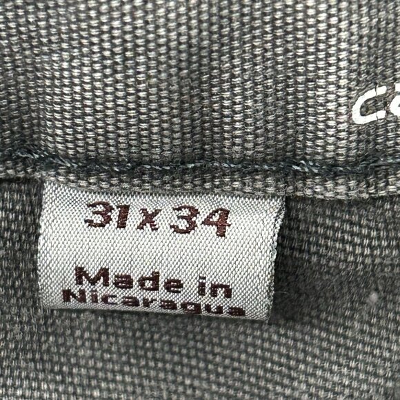 Carhartt Double Knee Men's Pants Relaxed Fit 31x34 Workwear 102802-029 Gray - Picture 3 of 16